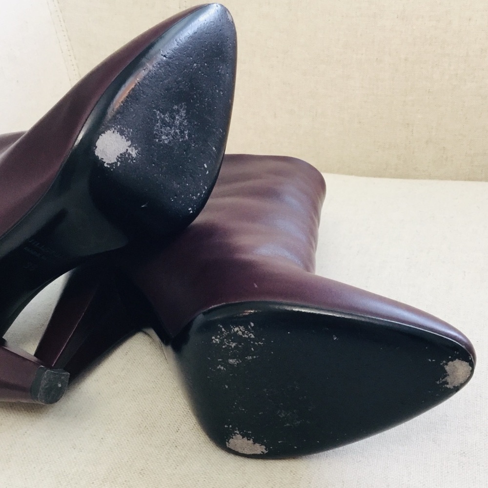 Jill Stuart maroon booties - Picture 4 of 8